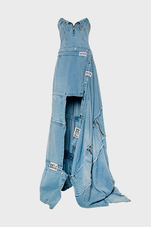 Blue Blocks Dress / Mosaiq Label